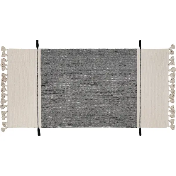 Коврик Inspire декоративный хлопок ITATA 70x140 см цвет темно-серый коврик на мойку 36x13 см силикон темно серый
