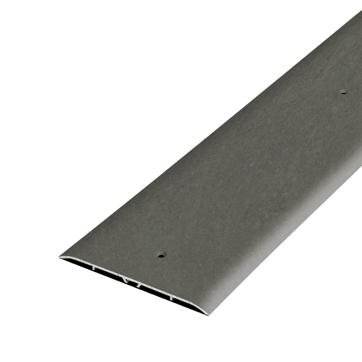 Порог для пола алюминиевый одноуровневый 1800х100 мм бетон темный в .