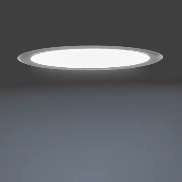 Светильник точечный светодиодный встраиваемый Philips «Meson» под отверстие 105 мм 10 м² холодный белый свет цвет белый