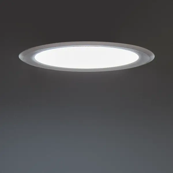 фото Светильник точечный светодиодный встраиваемый philips «meson» под отверстие 80 мм 10 м² холодный белый свет цвет белый