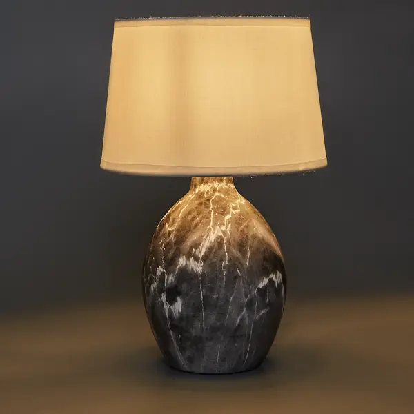 фото Настольная лампа rivoli chimera 7072-501 цвет черно-белый