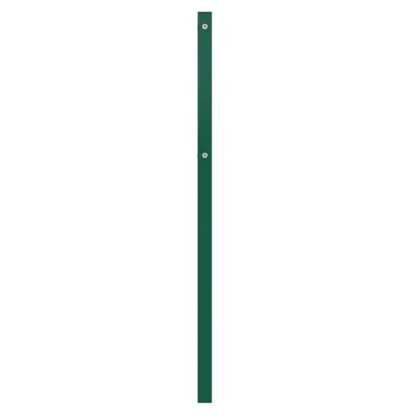 Столб для забора (угловой) 1000 х 40 х 40 мм зеленый планка для наружных углов 50x50x2000 мм ral 6005 зеленый