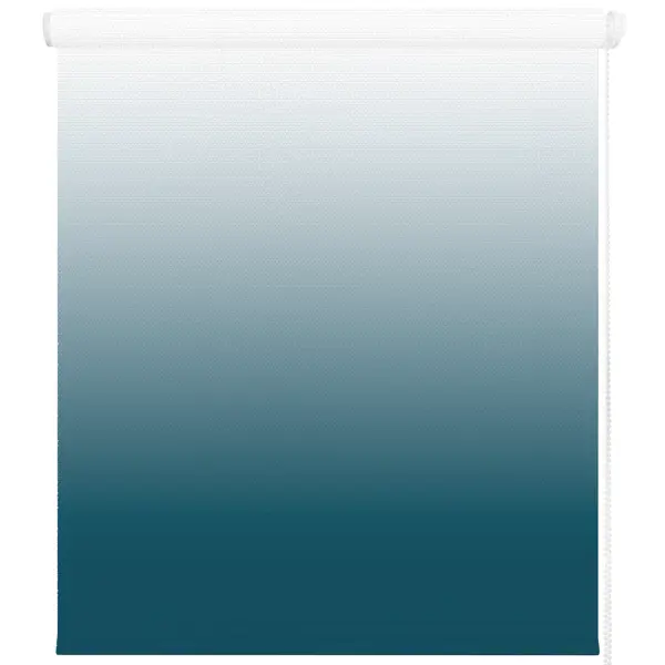 Штора рулонная Градиент 70x170 см цвет сине-белый