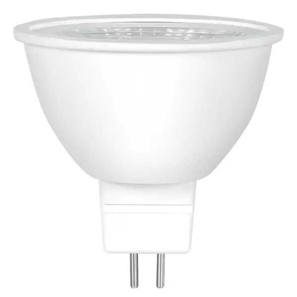 Лампочка светодиодная Lexman софит GU5.3 500 лм теплый белый свет 6 Вт лампочка светодиодная g4 3 вт 300 лм нейтральный белый свет