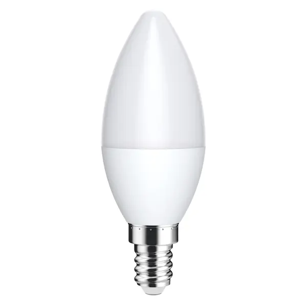 Лампочка светодиодная Lexman свеча E14 400 лм нейтральный белый свет 5 Вт лампочка светодиодная ресанта ll r c37 7w 230 4k e14 свеча 7вт нейтр е14 76 1 7