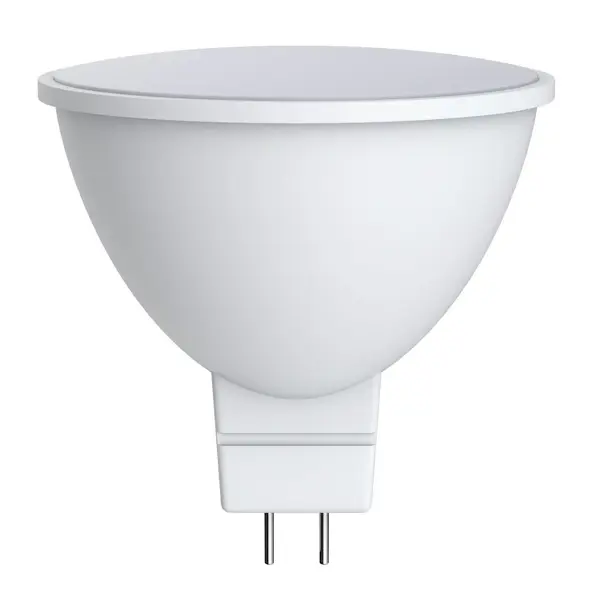 Лампа светодиодная Lexman GU5.3 12 В 5.5 Вт спот 500 лм теплый белый цвет света композиция новогодняя светодиодная елка на площади 26х23х24см