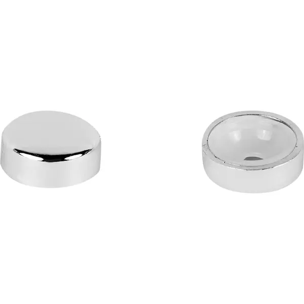 Заглушки для шурупа Европартнер 3.5-4 мм, пластик, цвет хром, 10 шт. заглушки для розеток пластик серебро 10 шт