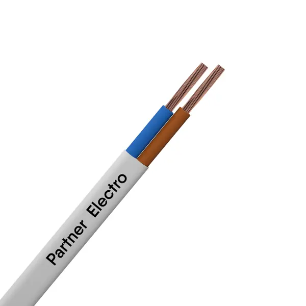 Провод Ореол ШВВП 2x0.5 мм 50 м ГОСТ цвет белый шнур с выключателем universal шввп 2 жилы 2х0 75 мм² 1 7 м белый а1060
