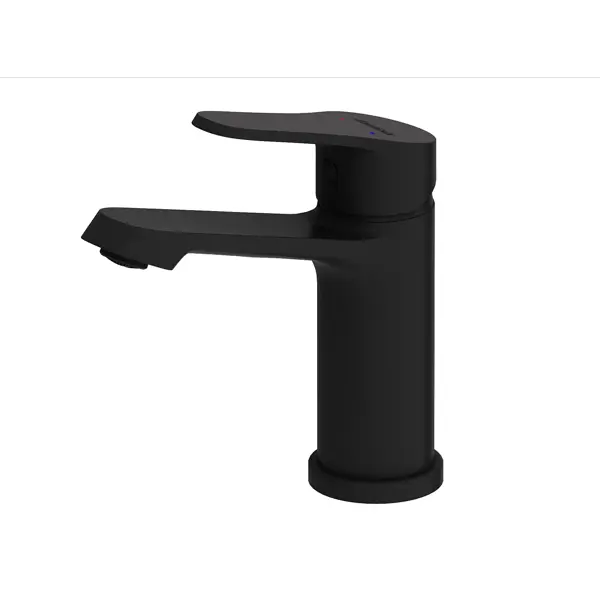 Смеситель для раковины Damixa Alder 640210300 однорычажный цвет черный damixa space 101000000 смеситель для ванны