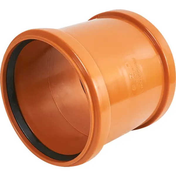 Муфта соединительная Хемкор d160 мм пластиковая для наружной канализации ревизия хемкор d160 мм пластиковая для наружной канализации