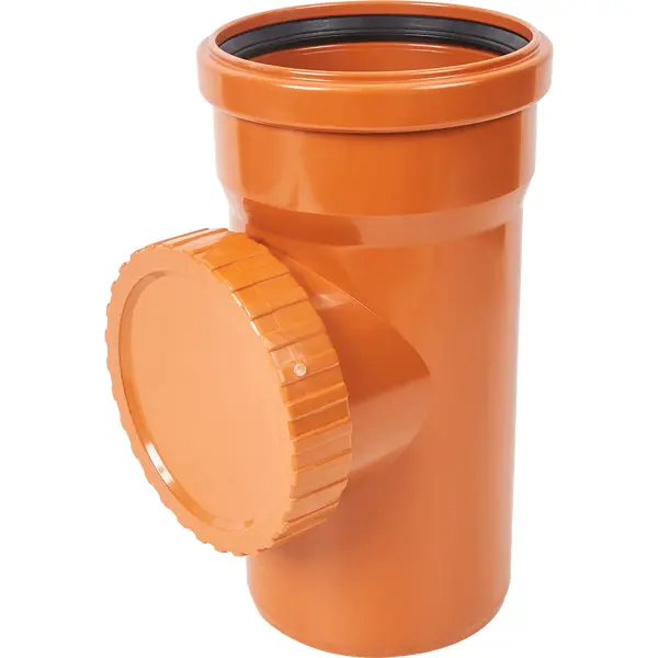 Ревизия Хемкор d110 мм пластиковая для наружной канализации ревизия для наружной канализации хемкор