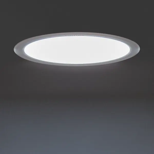 фото Светильник точечный светодиодный встраиваемый philips «meson» под отверстие 125 мм 10 м² холодный белый свет цвет белый