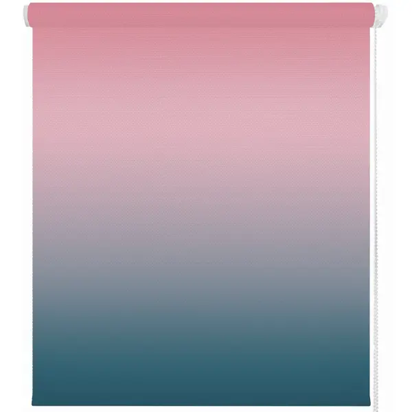 Штора рулонная Градиент 60x170 см цвет сине-розовый