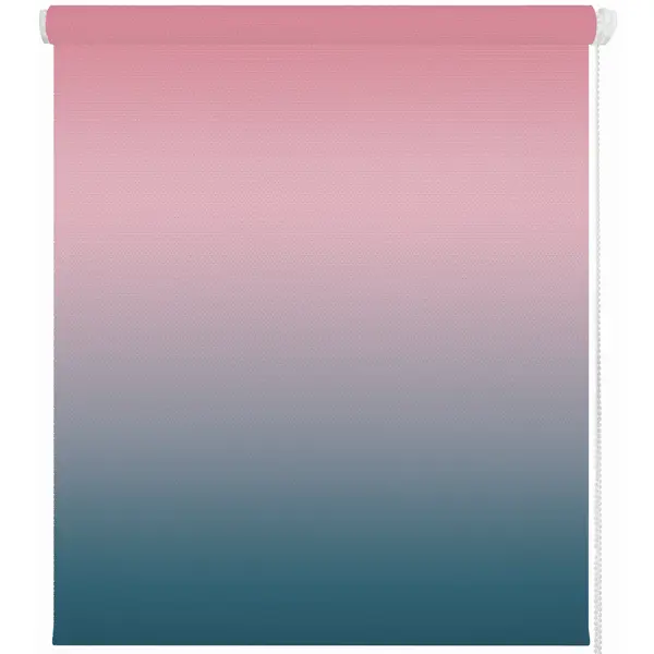 Штора рулонная Градиент 70x170 см цвет сине-розовый косметичка простая отдел на молнии розовый