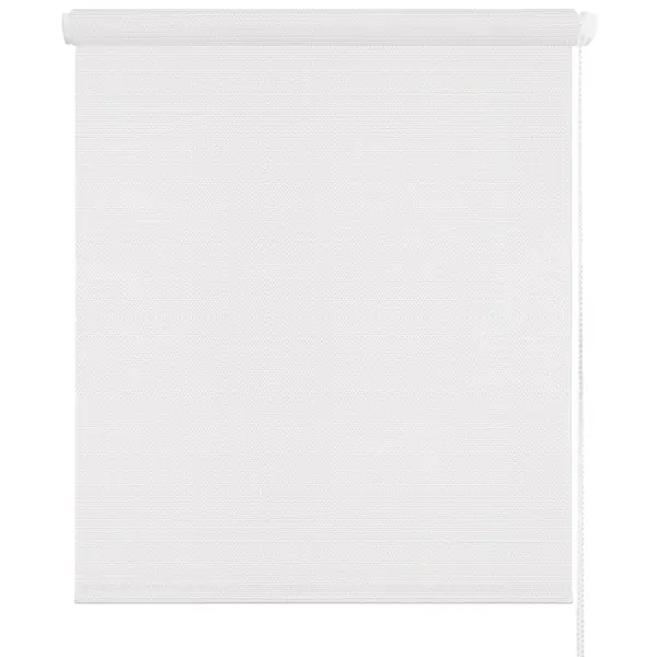 Штора рулонная блэкаут Импульс 80x175 см цвет белый