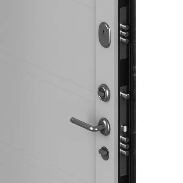 фото Дверь входная металлическая премиум new 88x205 см правая серый силк маус doorhan
