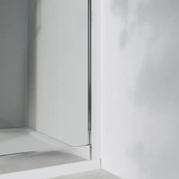 фото Комплект стекол для душевой ширмы sensea easy 100x100 см прозрачное стекло, цвет профиля на выбор