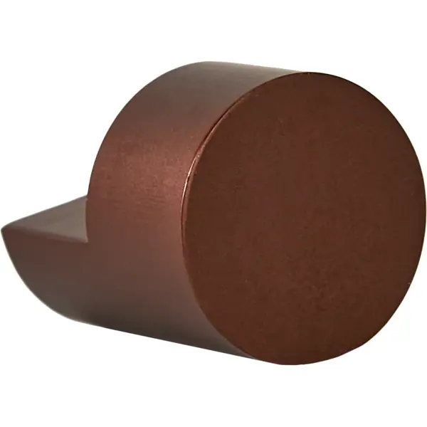 Фото Ручка-кнопка мебельная Inspire 21x25 мм, цвет коричнево-бронзовый