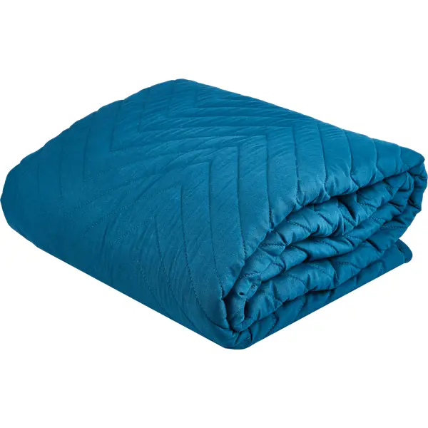 Покрывало Нью 200x240 см микрофибра цвет синий Ibiza 1 длинное меховое одеяло для дивана кровати 51 x 63 дюйма