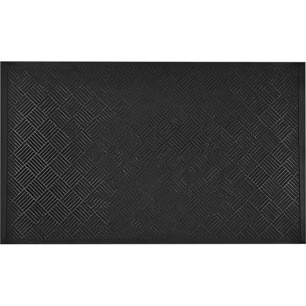 Коврик Inspire придверный резина TATUI 90x150 см цвет черный придверный коврик доляна