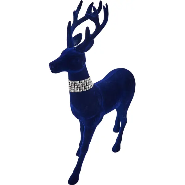 фото Новогодняя фигурка оленье с ожерельем без бренда