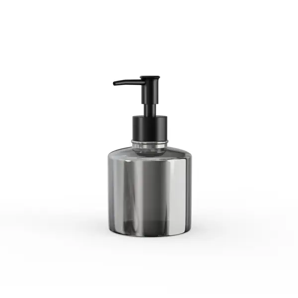 Дозатор для жидкого мыла Lemer Black Mirrow BLMIR01, стекло, цвет дымчатый дозатор для моющего средства florentina