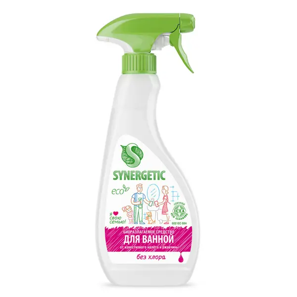 Средство чистящее для сантехники Synergetic 500 мл чистящее средство для ванной мr muscle 5 в 1 500 мл