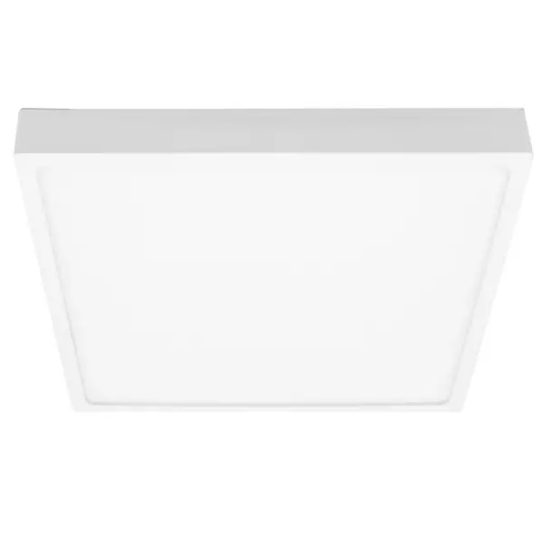 Светильник настенно-потолочный светодиодный 9 м² нейтральный белый цвет света цвет белый