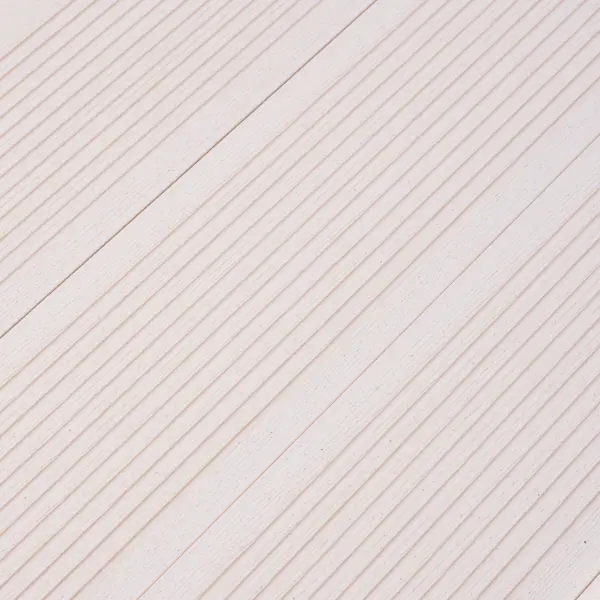Террасная доска ДПК цвет Белый 3000x140x22 мм. Вельвет 0.42 м²