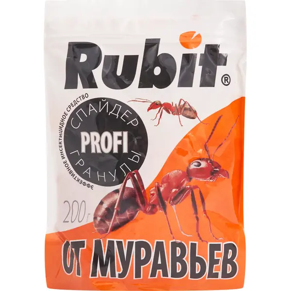 Средство для защиты от муравьев Rubit гранулы 200 г средство для уничтожения насекомых biogrydka от муравьев 250 г