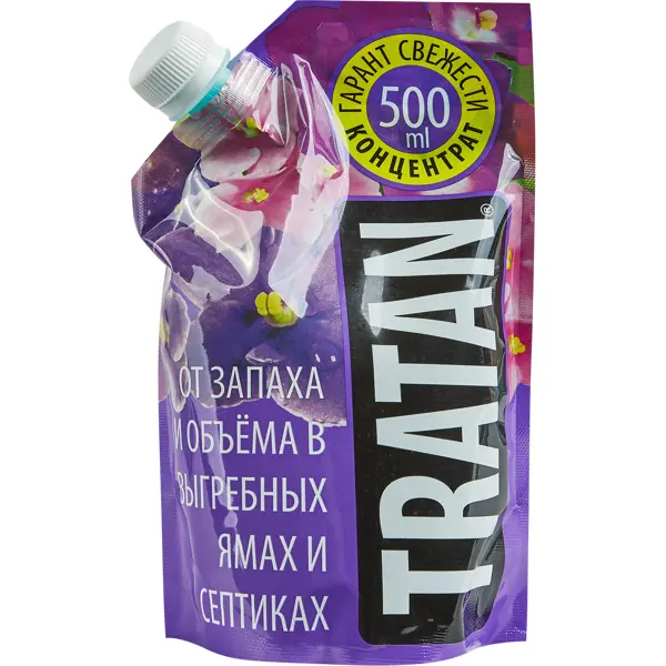 Средство от запаха и объема для выгребных ям Тратан 0.5 л средство для выгребных ям и септиков 80 г
