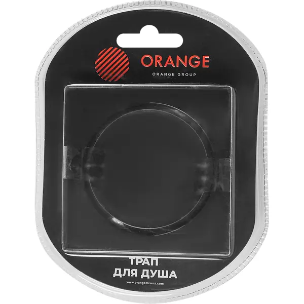 фото Трап для душа orange ot01-003b сухой затвор 100х100 мм черный