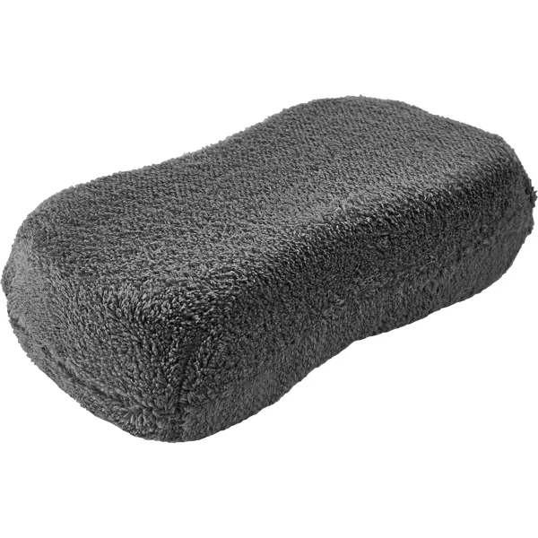 Губка для мойки автомобиля микрофибра Fox Chemie Супер-плюш цвет серый губка для чернения резины fox chemie 9 5x6 см