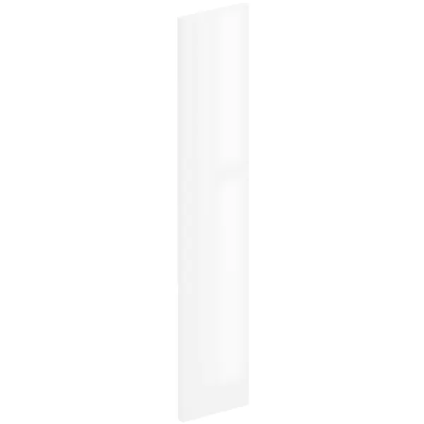Фасад для кухонного шкафа Аша 14.7x76.5 см Delinia ID ЛДСП цвет белый декоративный фасад для кухонного шкафа под духовку дейма светлая 59 7x7 3 см лдсп светлый