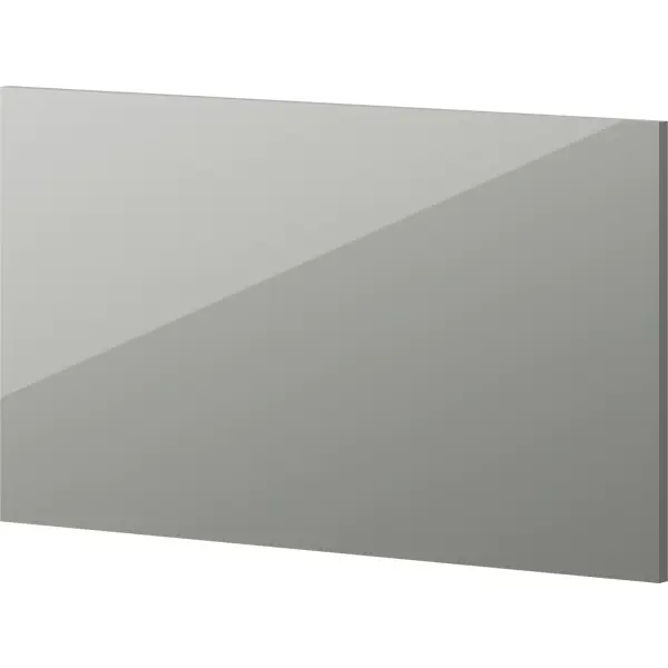 Фасад для кухонного шкафа Аша грей 39.7x25.3 см Delinia ID ЛДСП цвет светло-серый фальшпанель для шкафа delinia id аша грей 58x76 8 см лдсп светло серый