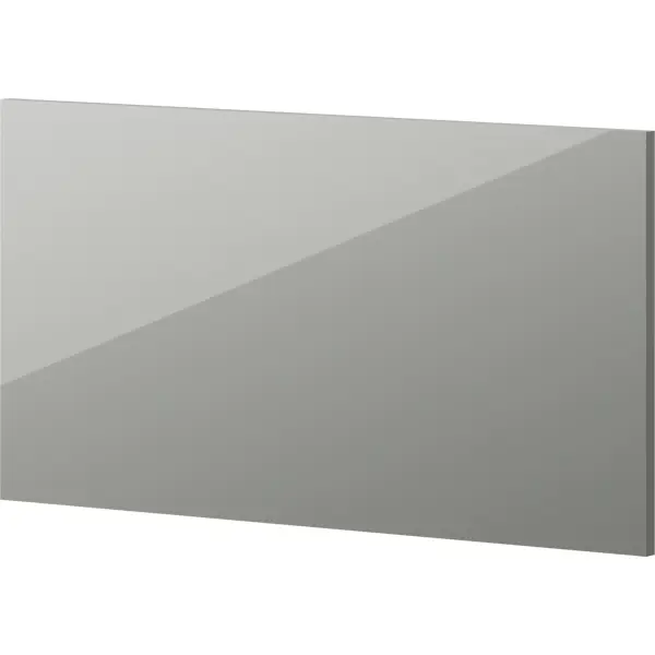 Фасад для кухонного ящика Аша грей 39.7x12.5 см Delinia ID ЛДСП цвет светло-серый фальшпанель для шкафа delinia id аша грей 37x102 4 см лдсп светло серый