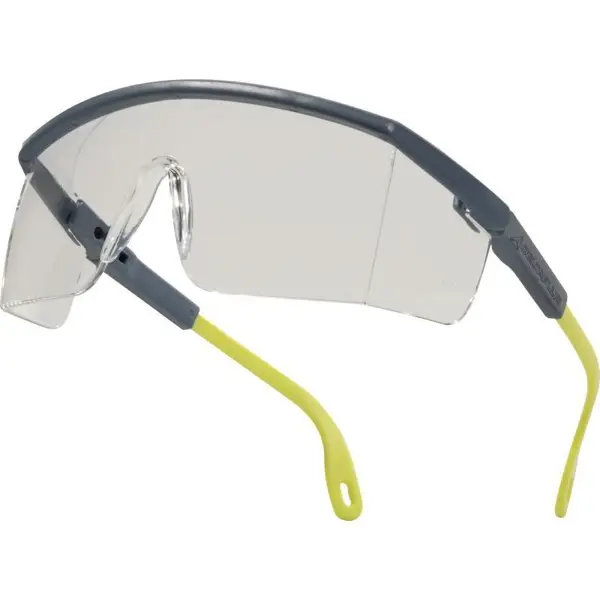 Очки защитные открытые Delta Plus Kilimandjaro Clear прозрачные с защитой от царапин и от запотевания очки защитные