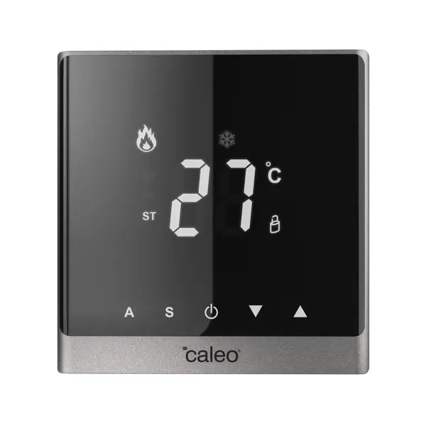 Терморегулятор для теплого пола Caleo C732 цифровой цвет серебристый терморегулятор цифровой ballu bdt 2