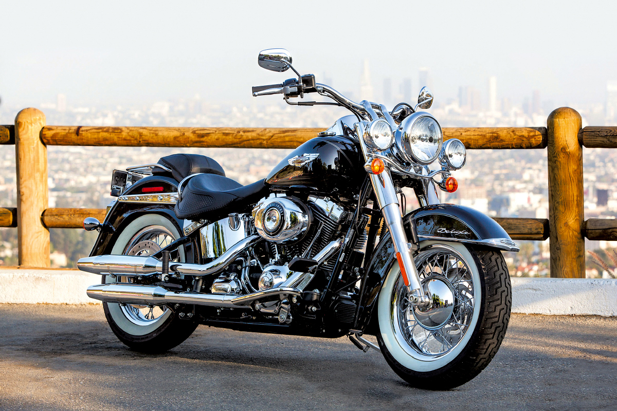 Harley Davidson Softail черный