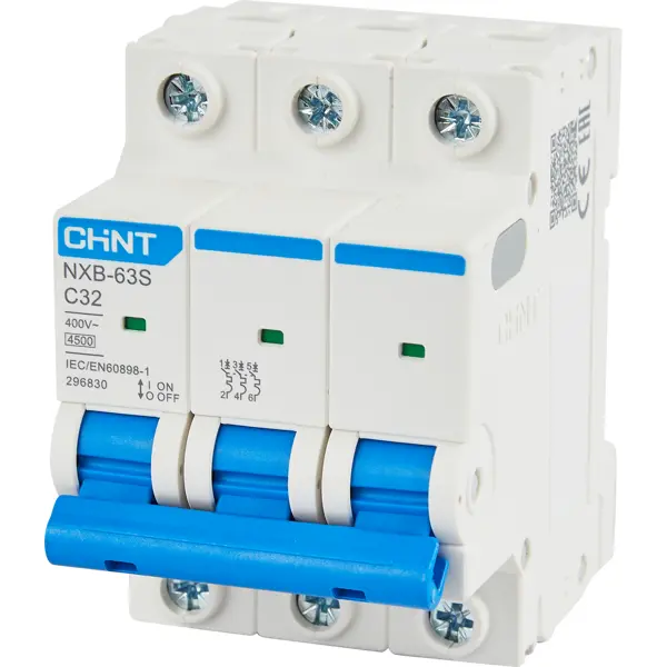 Дифференциальный автомат Chint NXB-63S 1P N D20 A 30 мА 4.5 кА AC вспомогательный контакт для dz158 chint
