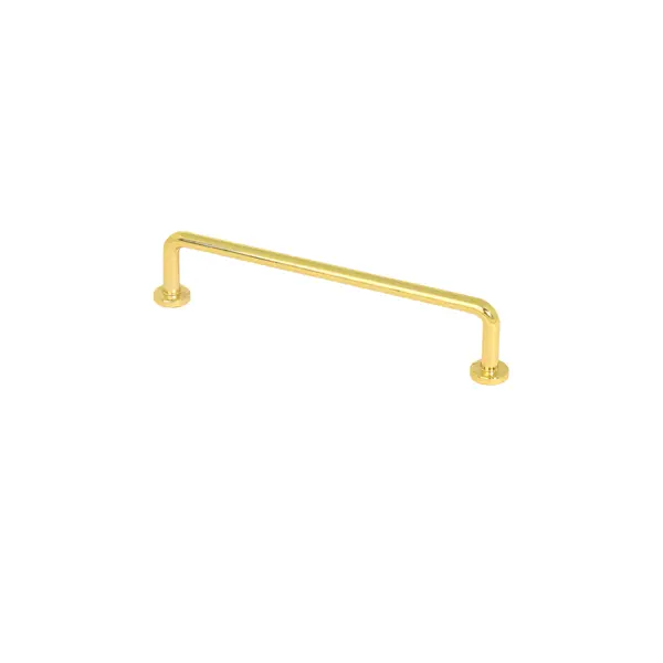 Ручка-скоба мебельная Viverra 128 мм цвет золото замок врезной apecs 2600 g 22173 без ручки цилиндровый золото