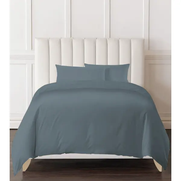 фото Комплект постельного белья mona liza евро сатин сине-зеленый