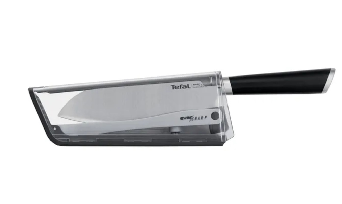 Tefal ever sharp 16.5. Нож Tefal Eversharp. Нож Tefal k1700574. Нож кухонный Tefal k2213204. Нож Тефаль с точилкой ever Sharp.