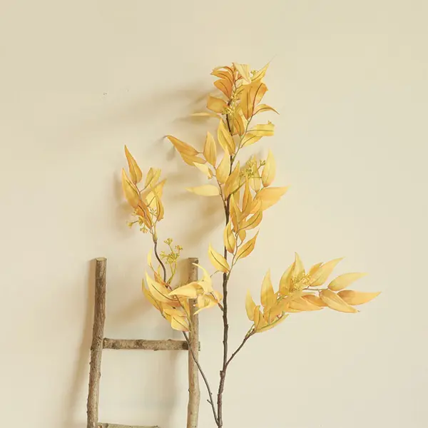 Искусственная ветка Бамбук 75 см полиэстер цвет желтый ступка с пестиком 10 6 см бамбук желтый