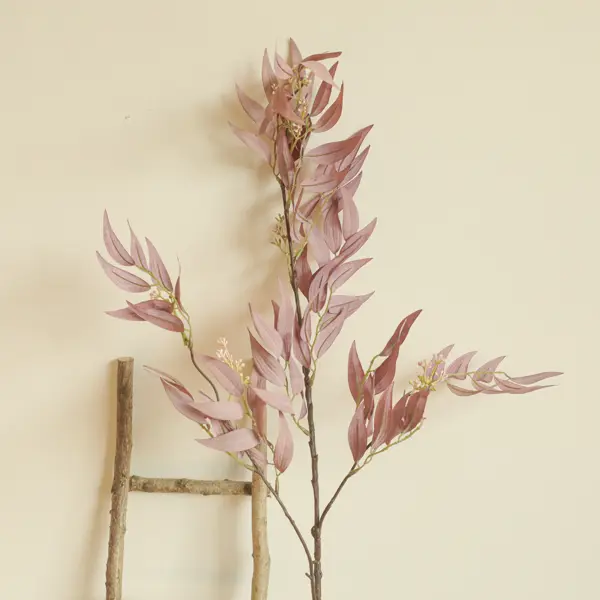 Искусственная ветка Бамбук 75 см полиэстер цвет фиолетовый
