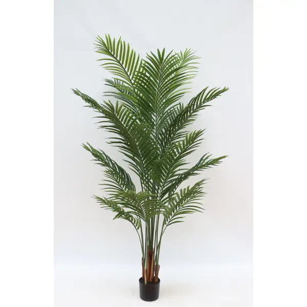 Искусственное растение Пальма 180 см уют растение аквариумное дерево зелено фиолетовое 22 см