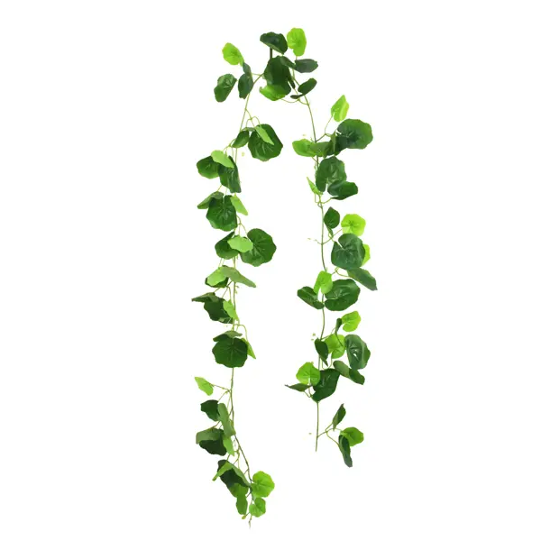 Искусственное растение Свисающая веточка 230 см цвет бело-зеленый