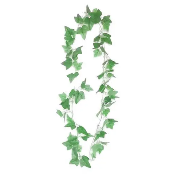 фото Искусственное растение свисающая веточка 230 см цвет зеленый без бренда
