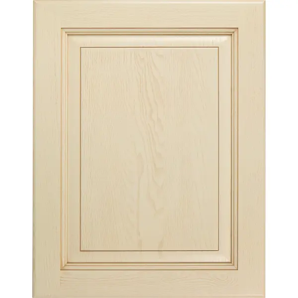 фото Дверь для шкафа delinia id невель 59.7x76.5 см массив ясеня цвет кремовый