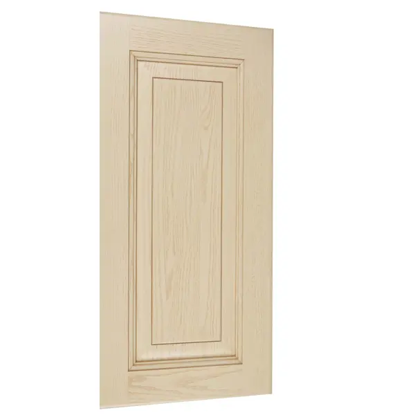 фото Дверь для шкафа delinia id невель 39.7x76.5 см массив ясеня цвет кремовый